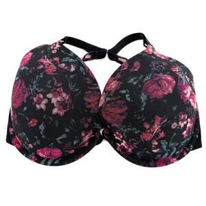 Soma Memorable Full Coverage Floral Mesh Push Up Bra Size 36DD